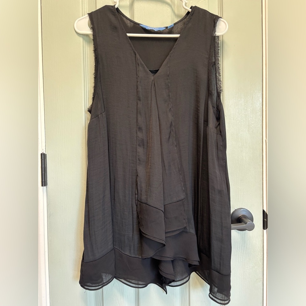 Simply Vera Vera Wang Black Sleeveless Tunic